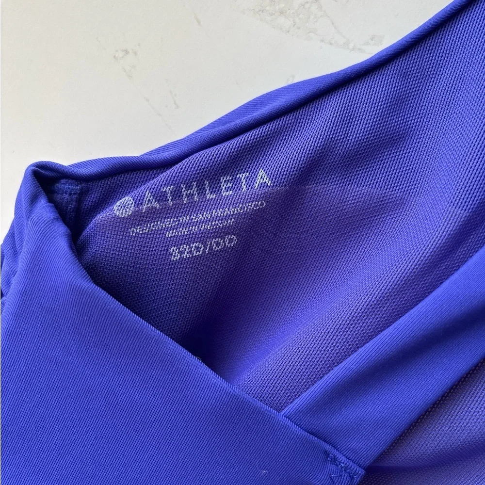 Athleta Cobalt Blue High-Neck Tank